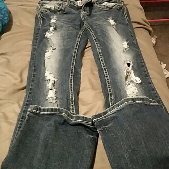 Ariya bling boot cut jean