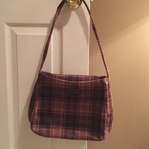 Ralph Lauren plaid wool purse