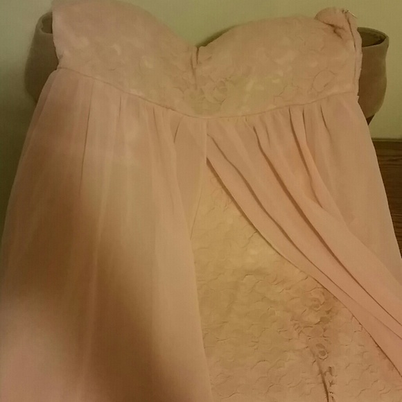 Strapless dress