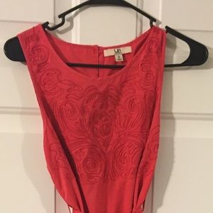 Asymmetrical Coral Dress