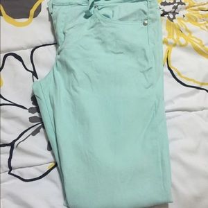 Mint green pants