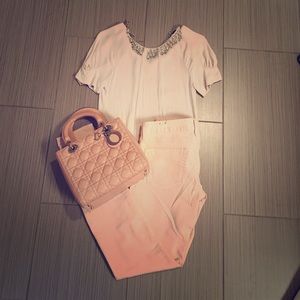 Express babypink jeans regular fit