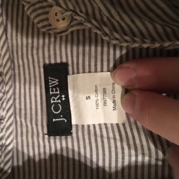 ruffle button down - Picture 2 of 3