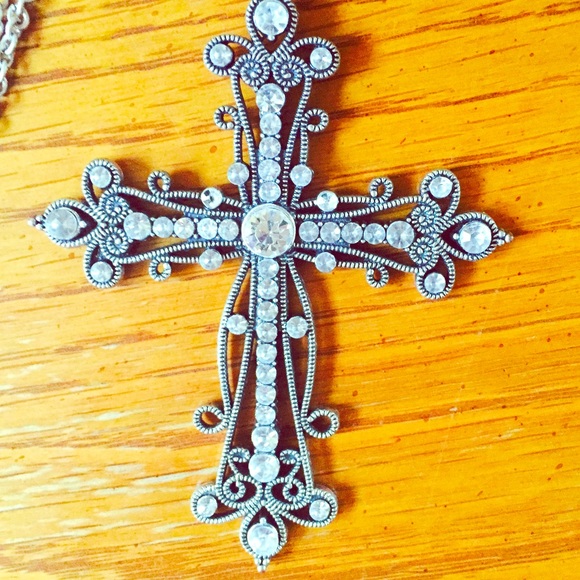 Long Cross Necklace