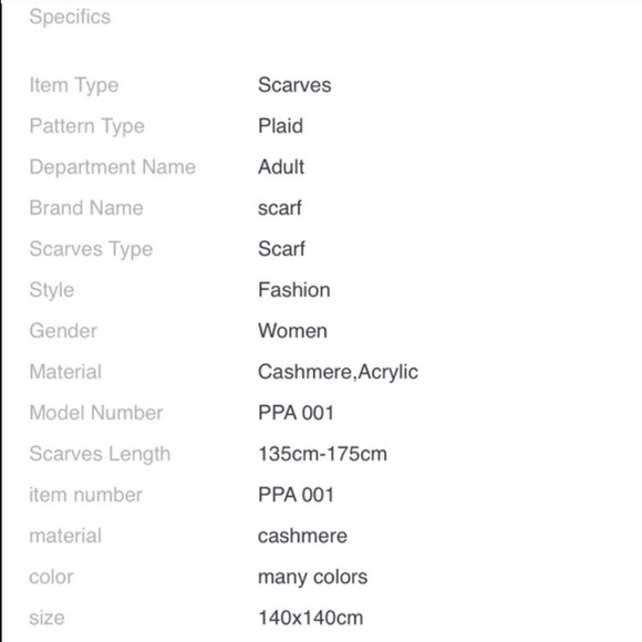 Purple Blanket Scarf - Picture 4 of 4