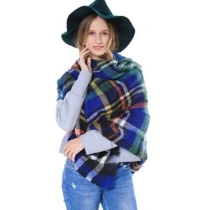 Blue Blanket Scarf