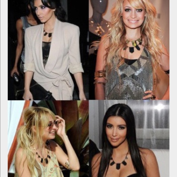 ⛔️sold⛔️ House of Harlow 1960 Leather Necklace - Picture 3 of 3