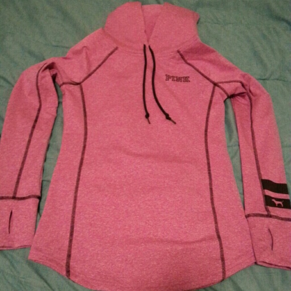 PINK Victoria's Secret Tops - PINK!! Pink athletic long sleeve top! XS
