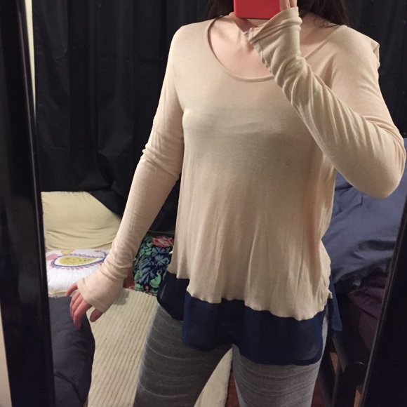 Akira long sleeved shirt with chiffon detail - Picture 4 of 4