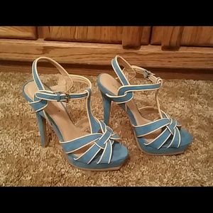 Blue heels