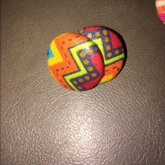 Tribal Fabric Earrings