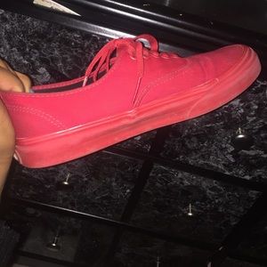 ALL RED VANS