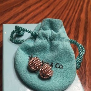 Tiffany knot earrings.