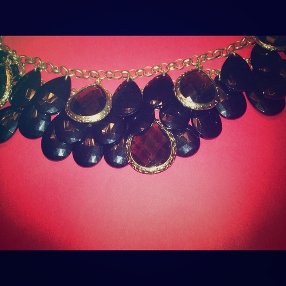 Black and gold necklace