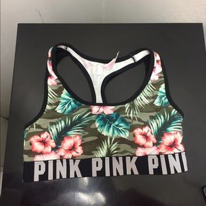 Floral sports bra from PINK