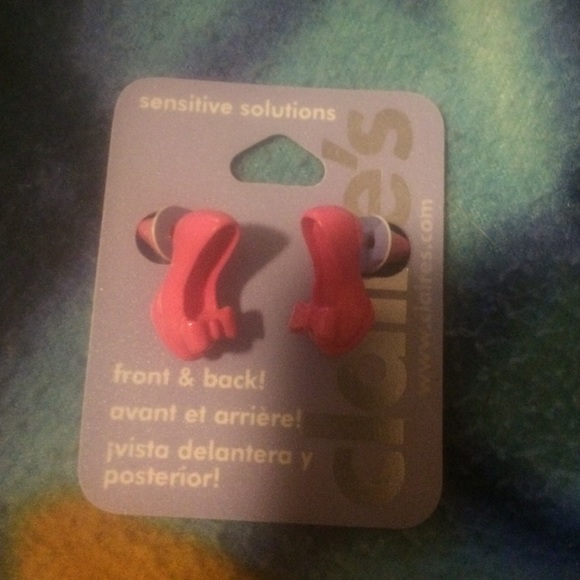 Claire's front & back earrings