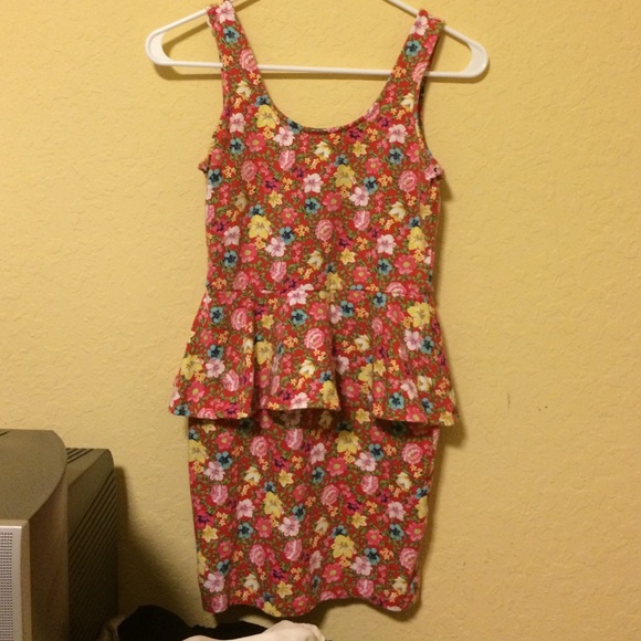 Flower Dress skin tight