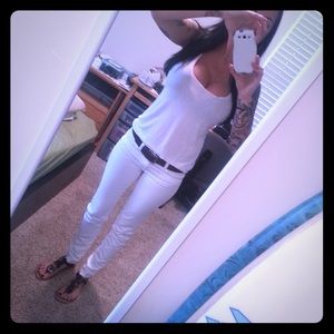 White American Eagle Jeggings