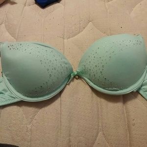 Mint green bra