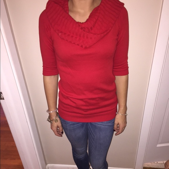 Express Convertible Cowlneck Sweater - Picture 2 of 4