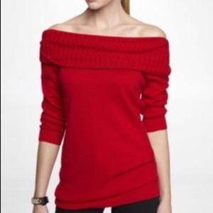 Express Convertible Cowlneck Sweater