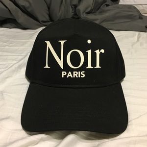 "Noir" printed SnapBack