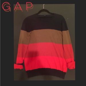 •• GAP Colorblock Sweater •• Medium, hardly worn!