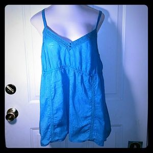 Torrid Burnout Empire Waist Tank Size 3