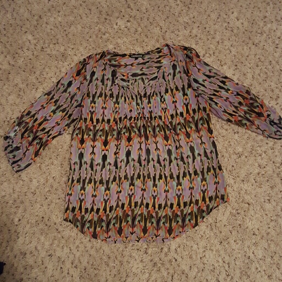 Express Colorful blouse - Picture 1 of 2