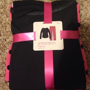 Pink pajama set from target