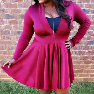 It's A Holiday Party Dress-Plus Size