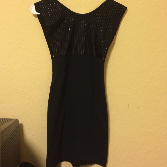 American Apparel Black dress with sparkly top
