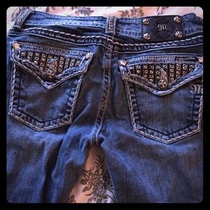 Size 30 miss me boot cut inseam 33 no damage