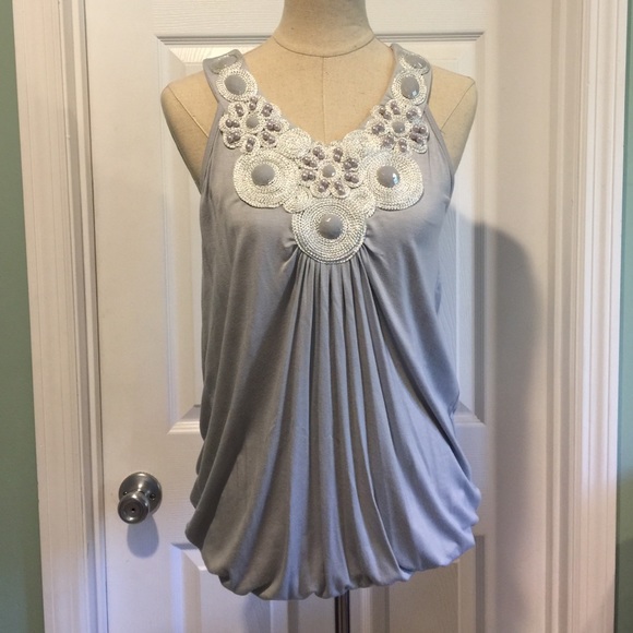 Slate Gray Tank Top Size Large