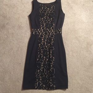 Navy dress from The Limited