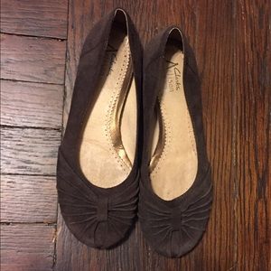 Brown Suede Flats