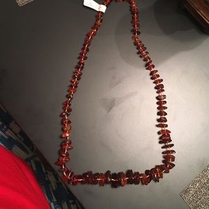Amber bead neckless