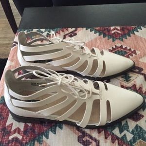 Forever 21 caged sandals size 9, hardly worn.