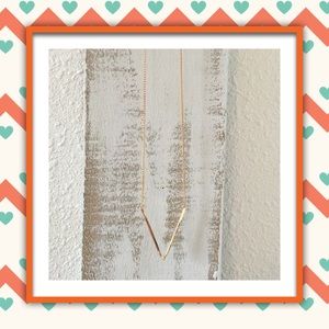 🔥Gold Triangle Necklace, New!