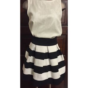 Striped Mini Skirt