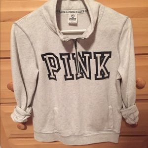 PINK Victoria's Secret quarter zip hoodie