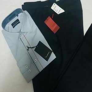 NWT Mens Navy Pants suit separates