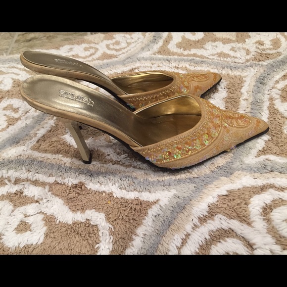 Splash  Shoes - Sequence/beaded mules