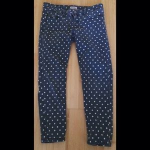 Polka-Dot Cropped Jegging