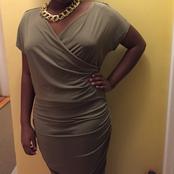 Michael Kors dress. Light olive color.
