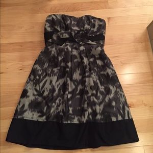 BCBG strapless cocktail dress, size 2