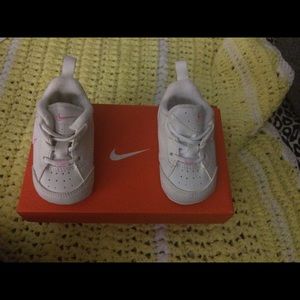 Infant soft bottom Nike sneakers