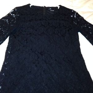 Black lace tunic.