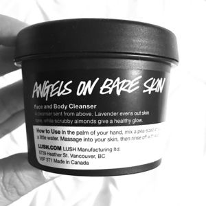 Lush Angels on Bare Face face and body cleanser