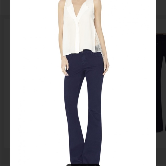 Alice + Olivia Stacey bell Blue denim